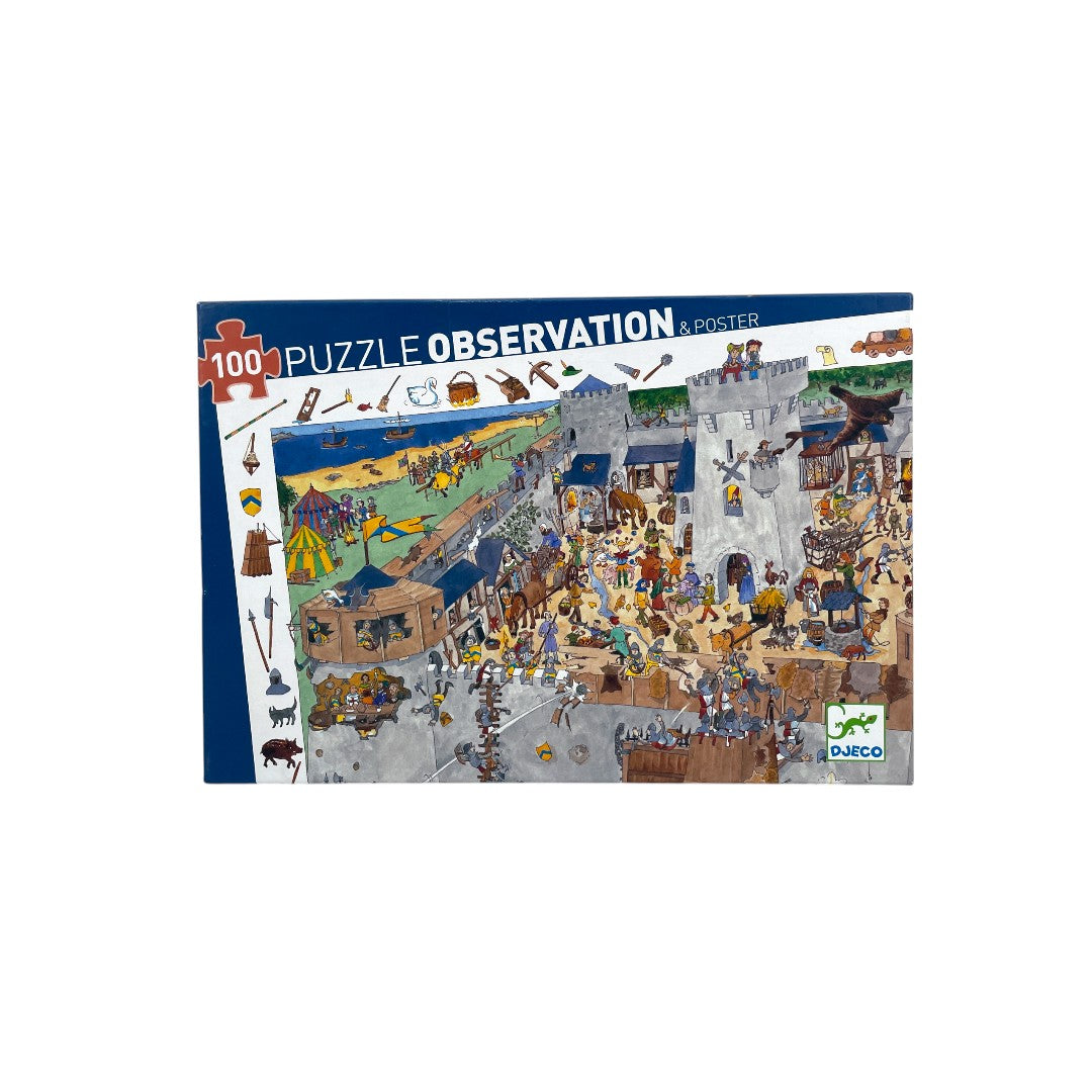 Puzzle découvertes - Le château fort - 100 pièces