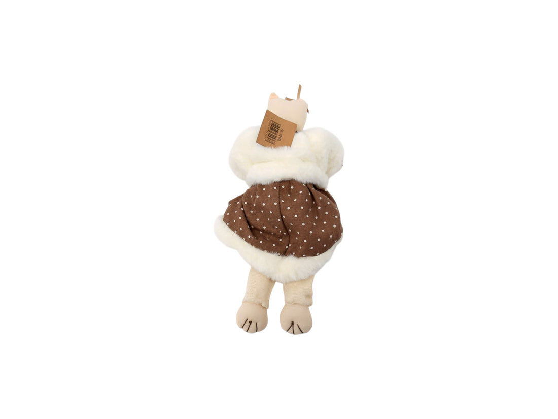 Peluche chat avec son chaton