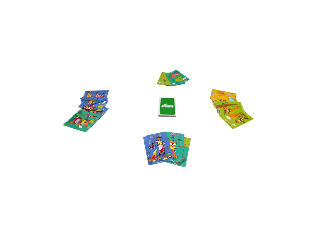 Jeu de 7 familles - Animaux de la forêt  