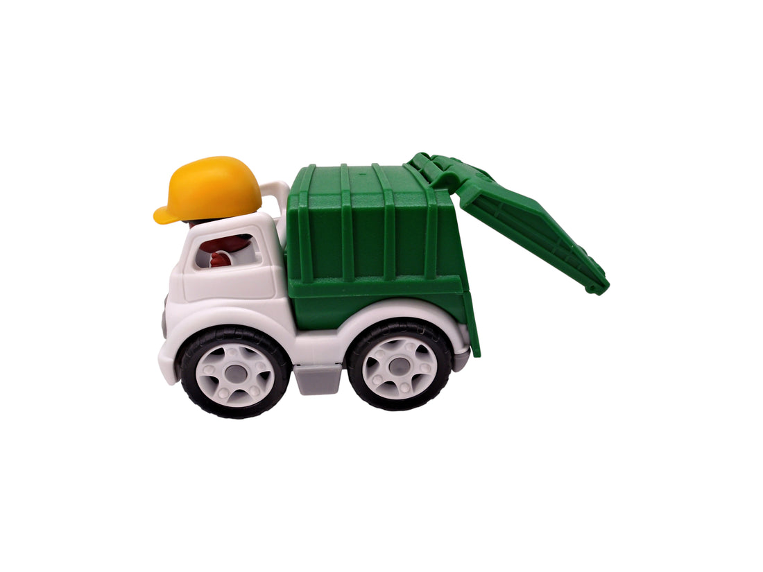 Camion poubelle et son conducteur