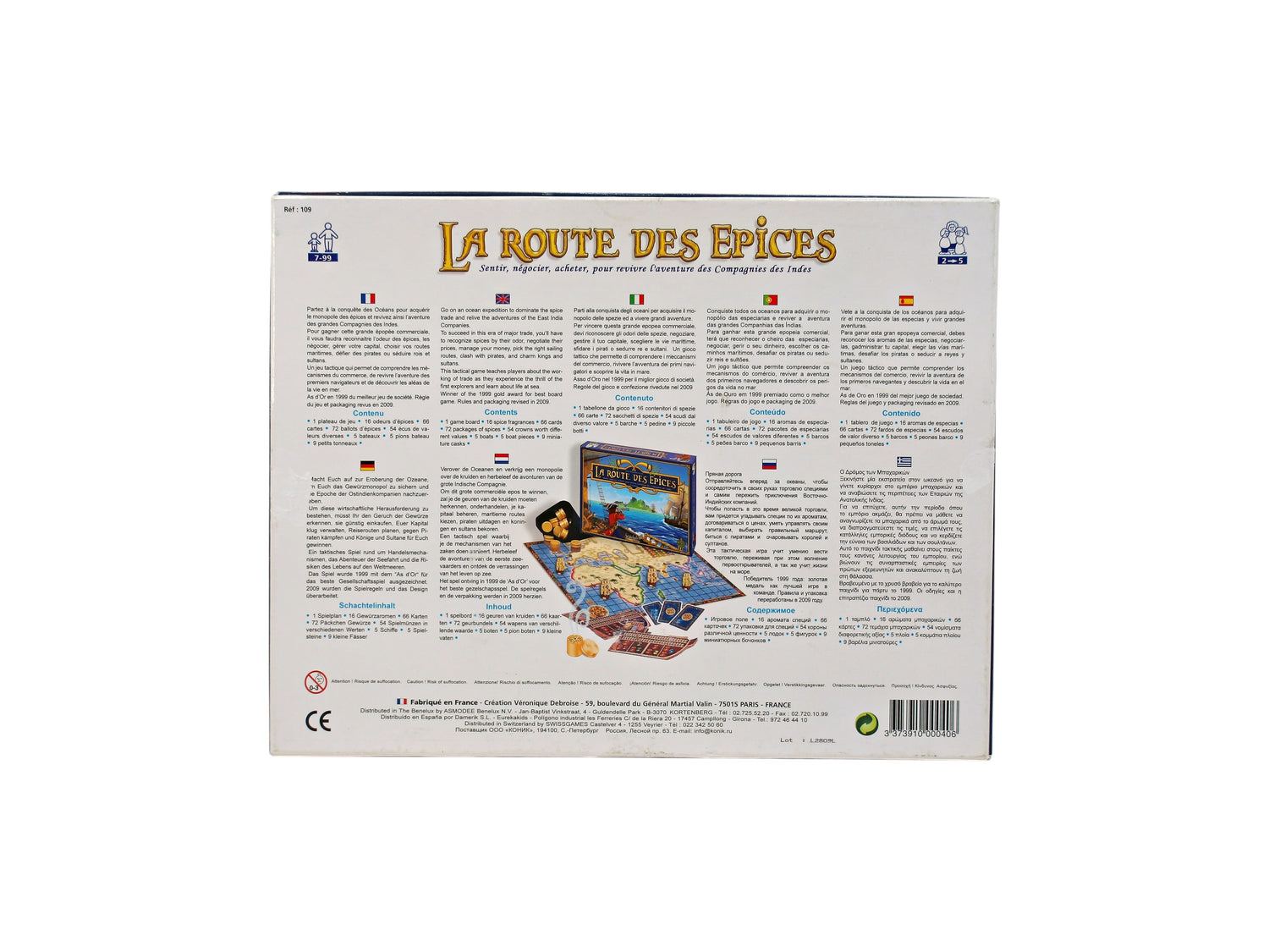 La route des épices- Édition 1999
