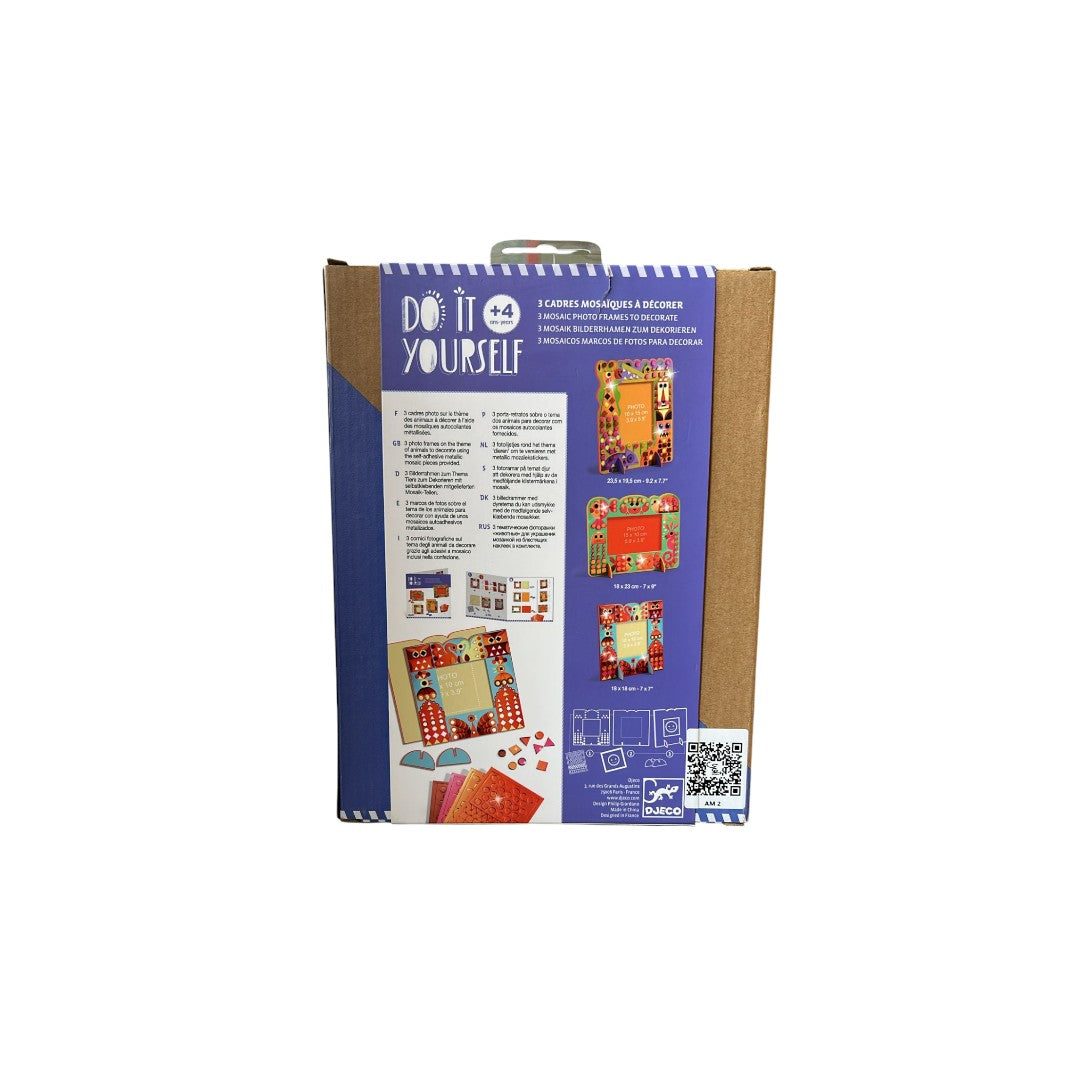 Kit créatif - Cadres photos mosaïques - Monde animal