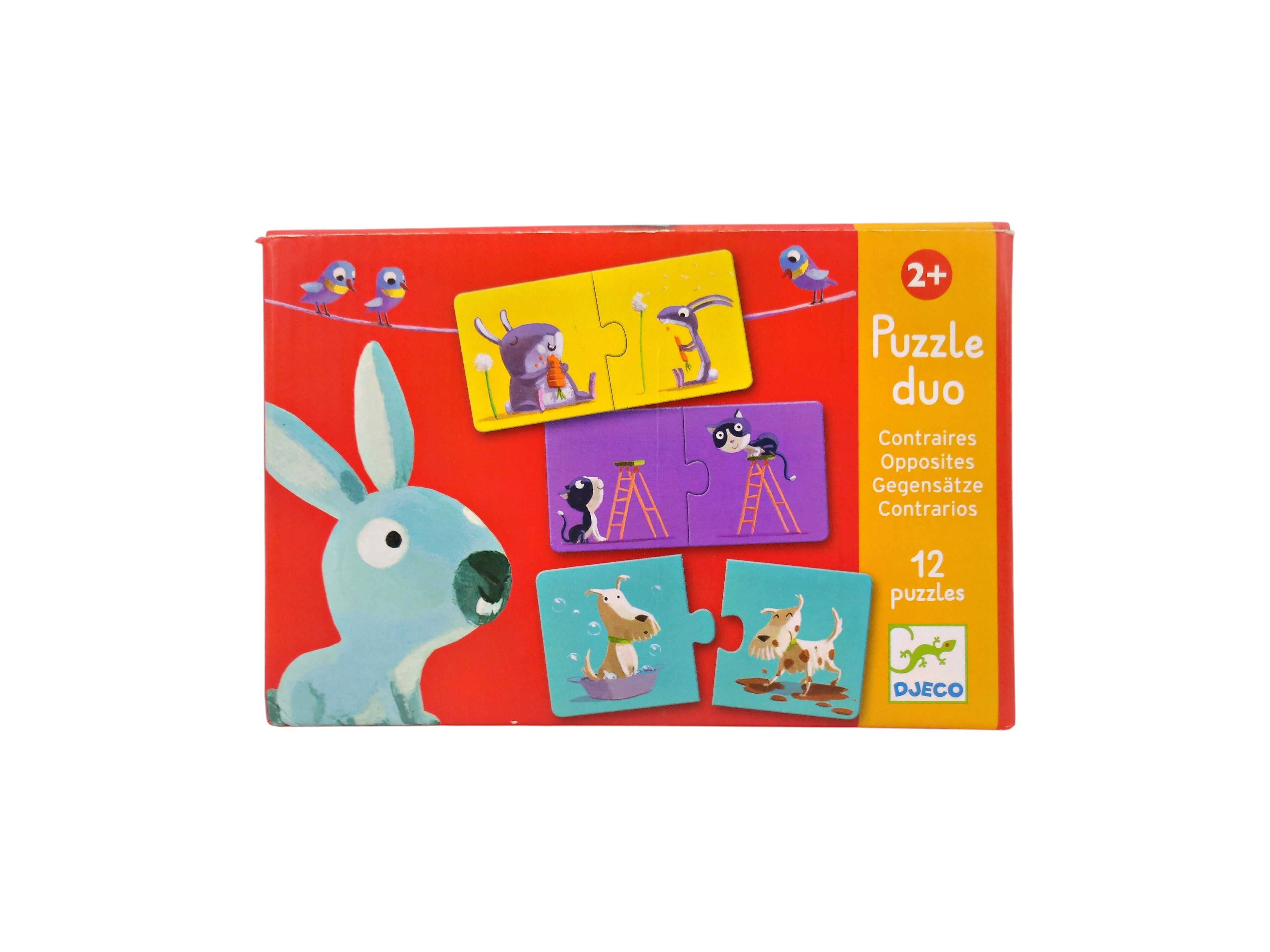 Puzzle duo - Les contraires - 12 Paires