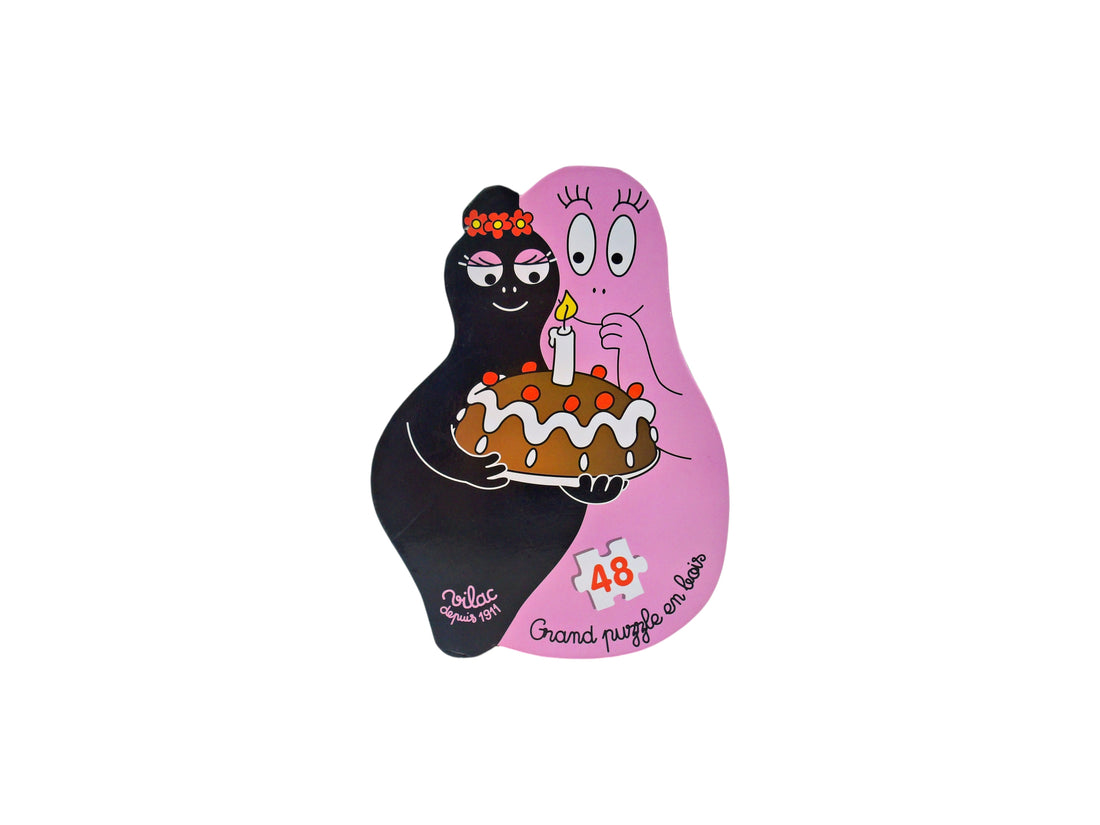 Puzzle bois - Barbapapa - 48 pièces- Édition 2008