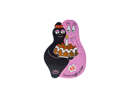 Puzzle bois - Barbapapa - 48 pièces- Édition 2008