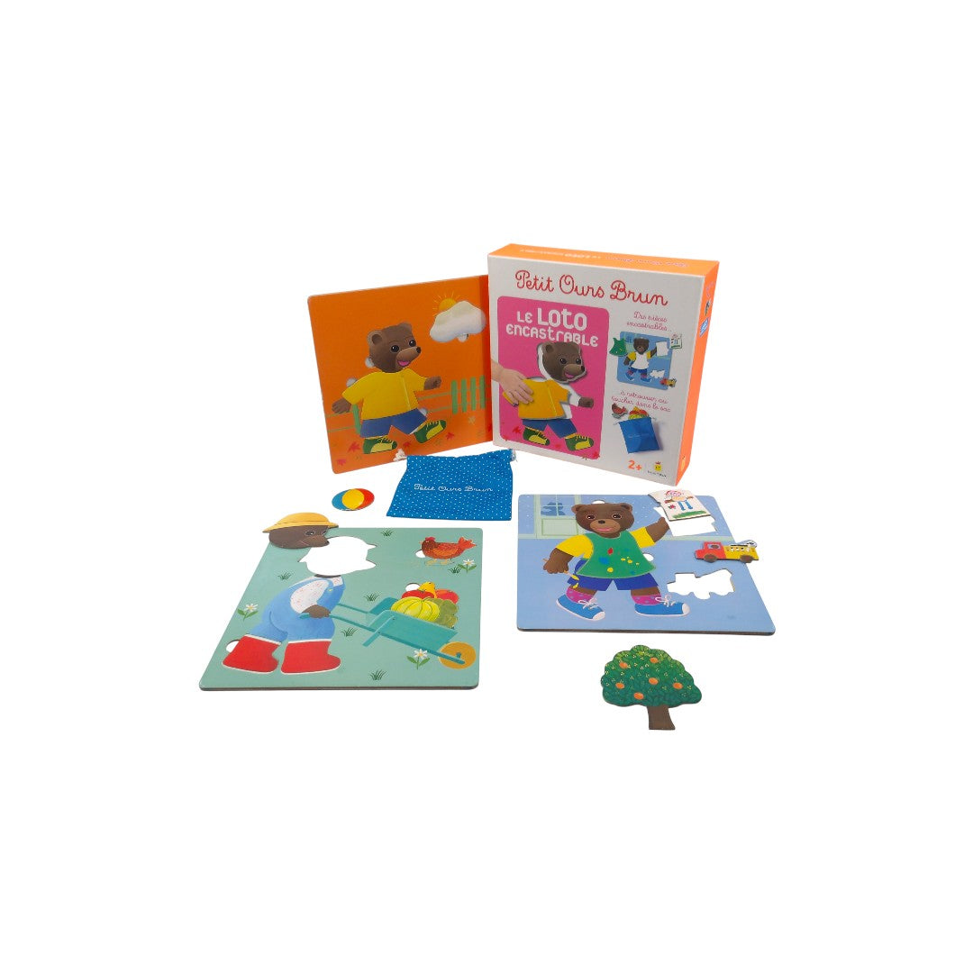 Petit Ours Brun - Le loto encastrable- Édition 2017
