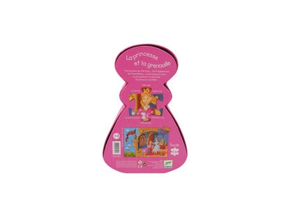 Puzzle silhouette - La princesse et la grenouille - 36 pièces