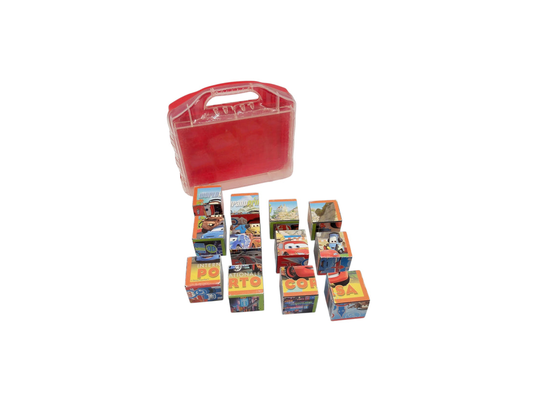 Valisette puzzles cubes - Cars 2