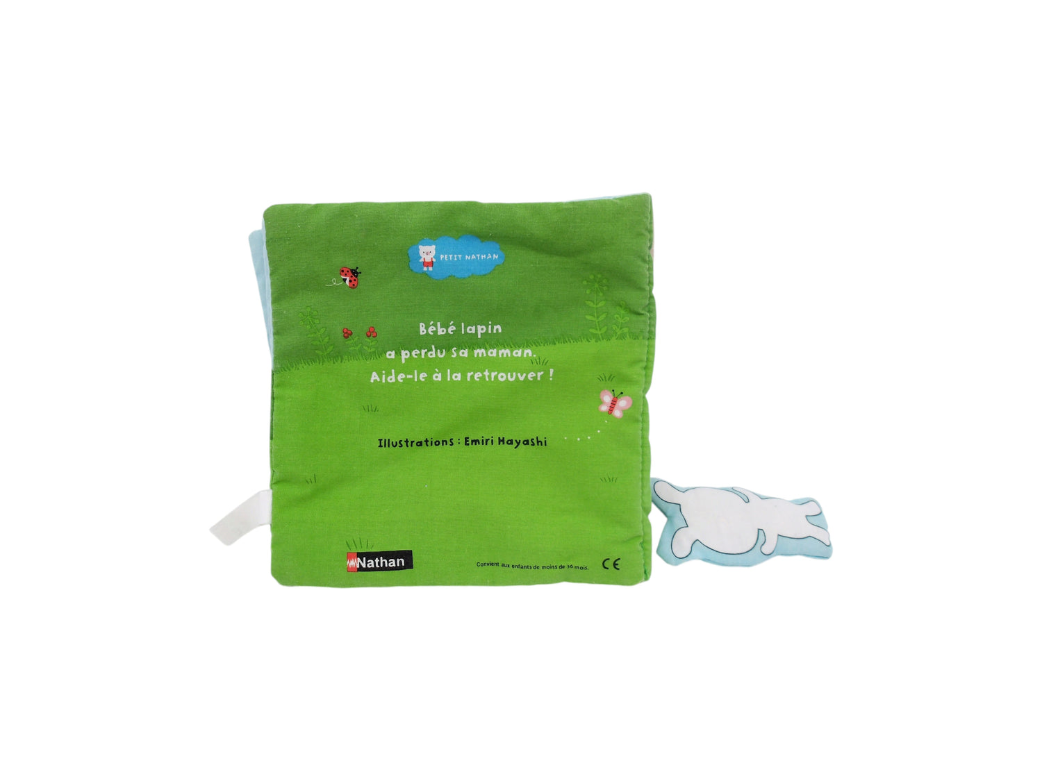 Livre tissu - Où est ta maman, petit lapin ?