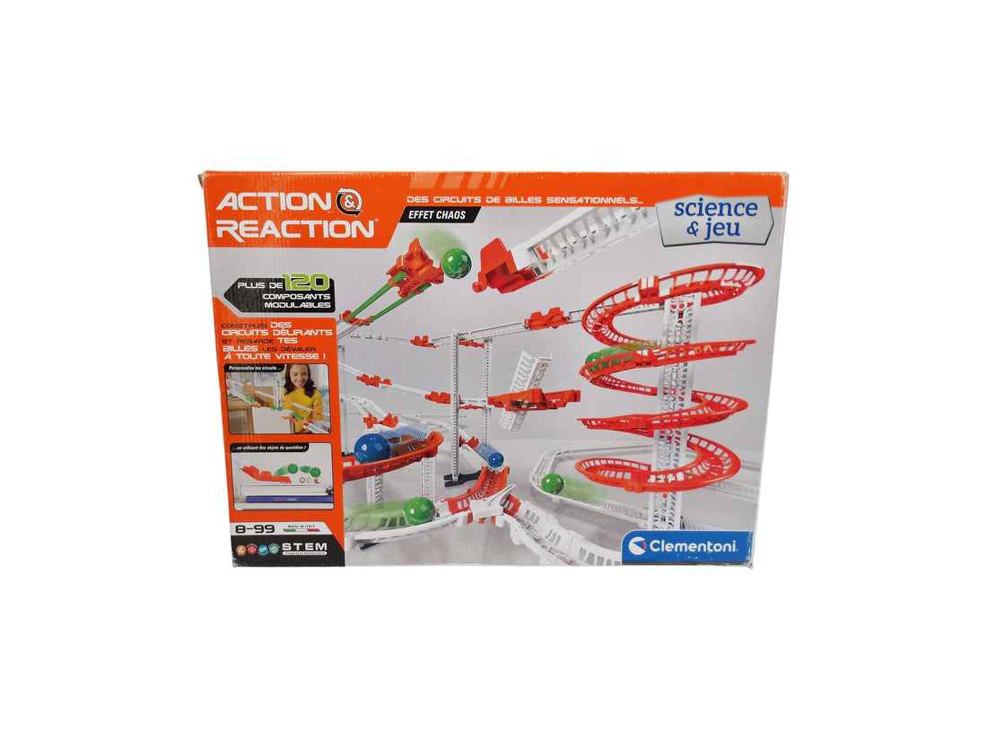  Circuit de billes.- Action et réaction 