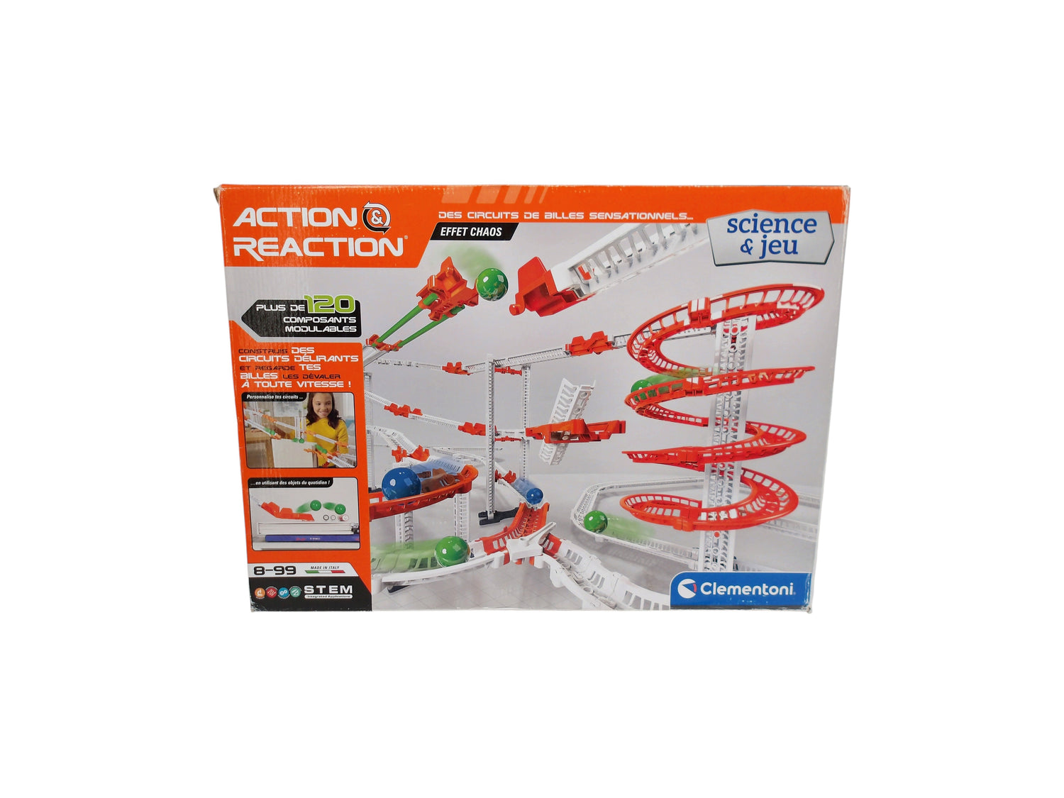  Circuit de billes.- Action et réaction 