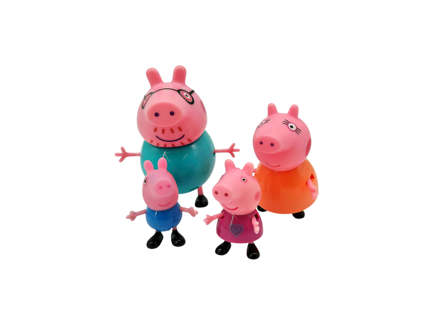 Figurines - Famille Peppa Pig - x4