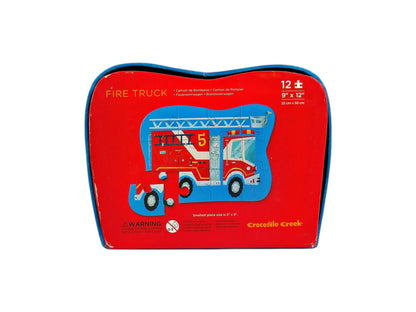 Puzzle - Camion de pompier - 12 pièces