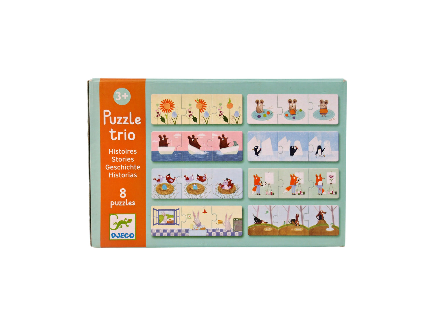 Puzzle Trio Histoires - 8x3 pièces