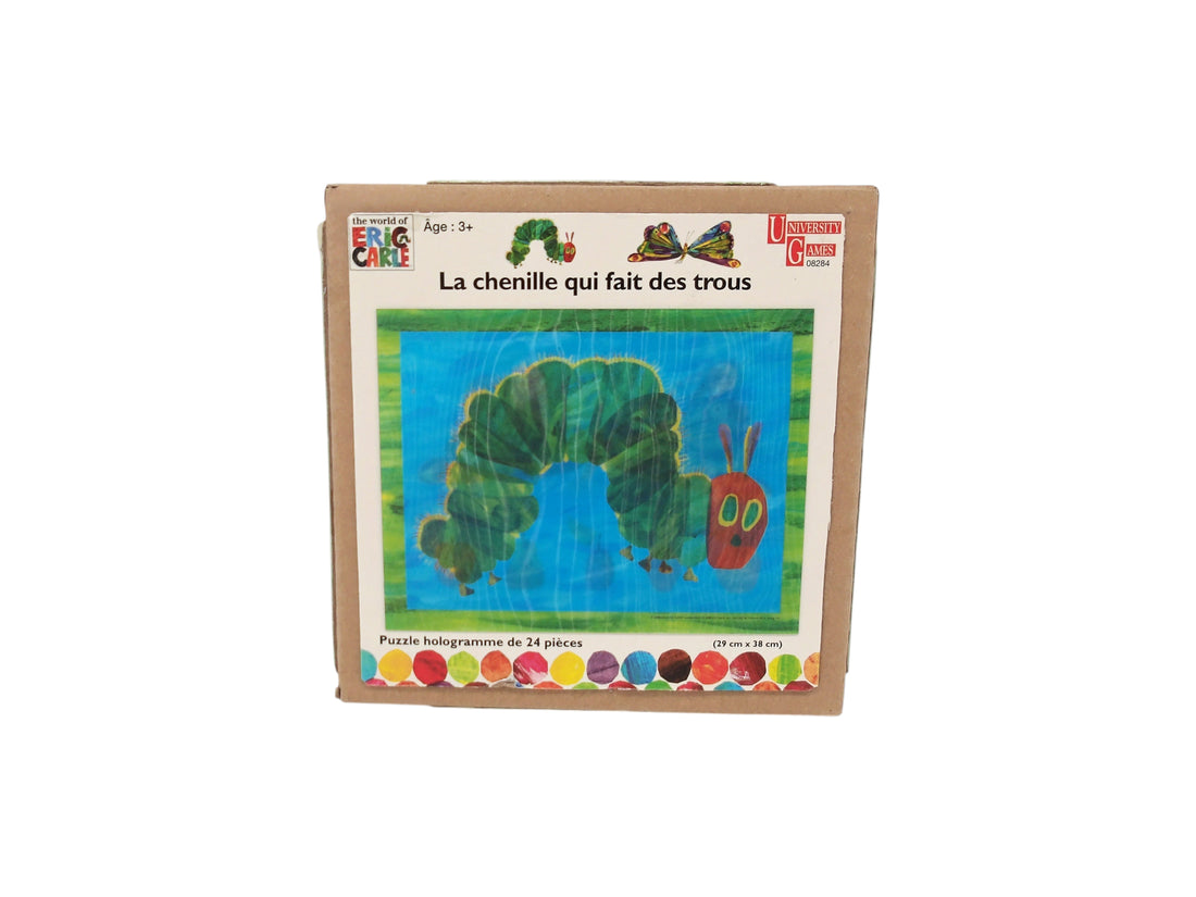Puzzle - La chenille qui fait des trous - 24 pièces