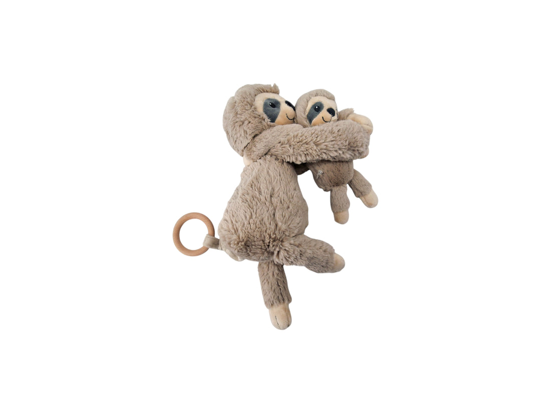 Doudou musical - Paresseux et son bébé 