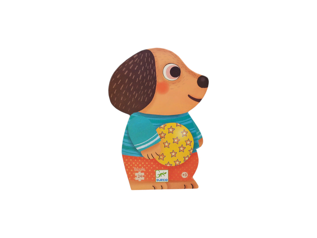 Puzzle silouhette -  Woof Woof - 24 pièces