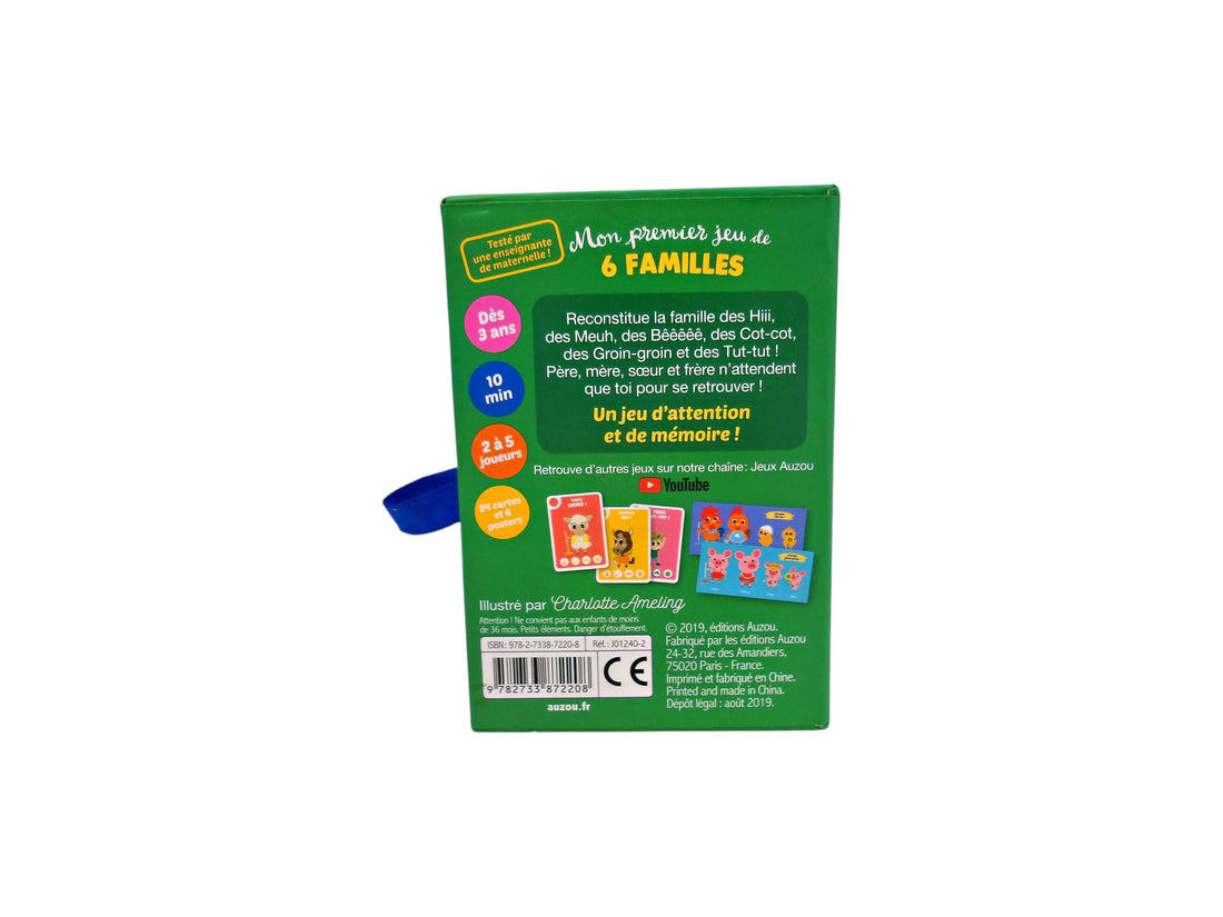 Mon premier jeu de 6 familles - En route pour la ferme !- Édition 2019
