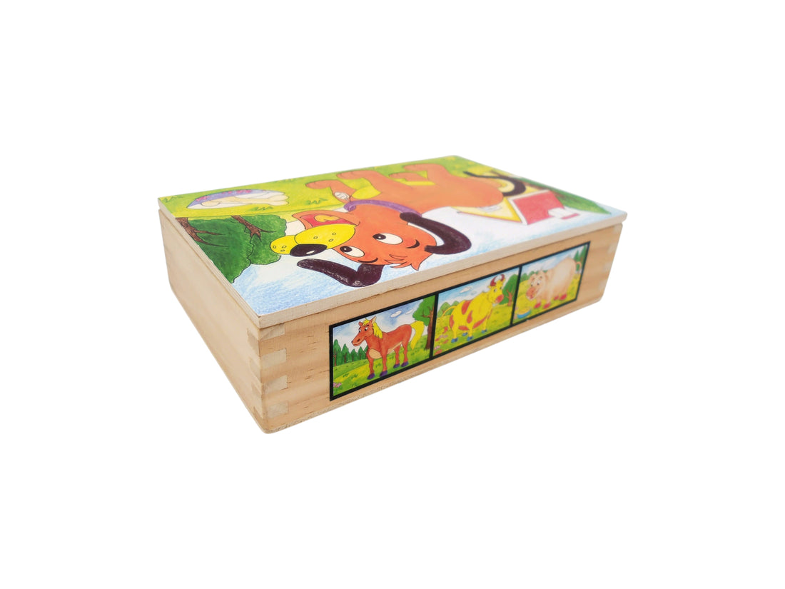 Puzzle - Cubes - Animaux