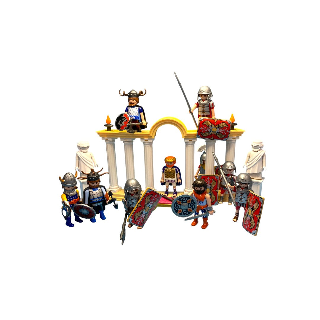 Set univers greco-romain - x9 figurines - Décor et accessoires