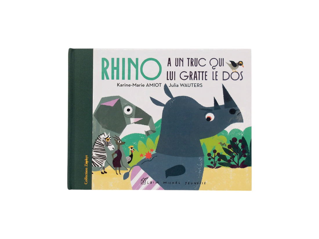 Rhino a un truc  qui lui gratte le  dos