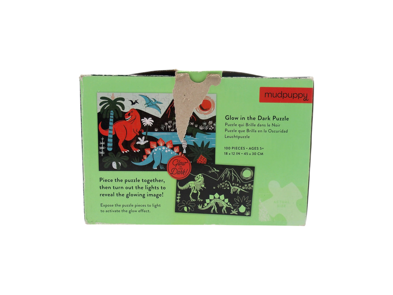 Puzzle phosphorescent - Dinosaures - 100 pièces