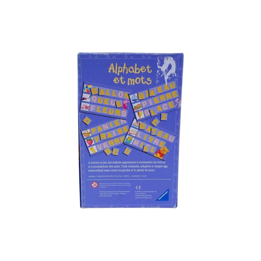 Alphabet et mots - Winnie l&