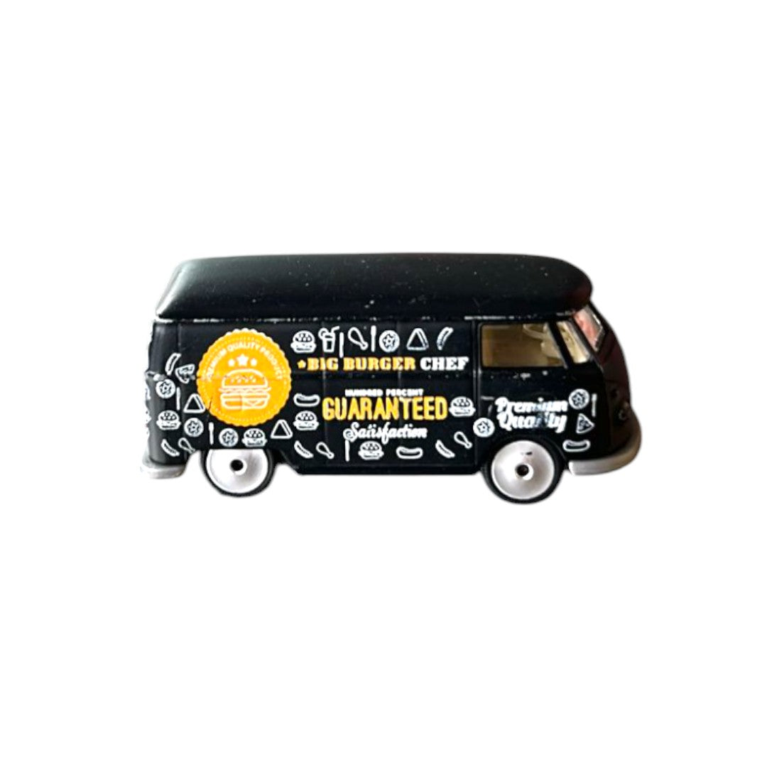 Van Volswagen - T1 Noir - Food Truck big burger chef 