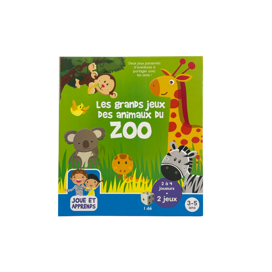 Les grands jeux des animaux du zoo