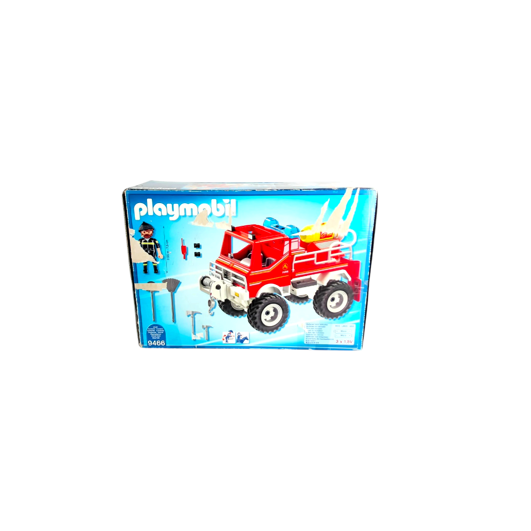 Playmobil - Camion de pompiers 4x4 avec lance-eau - 9466