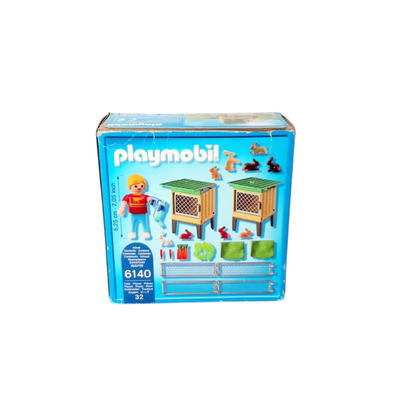 Playmobil country - Enfant avec enclos à lapins et clapier - 6140