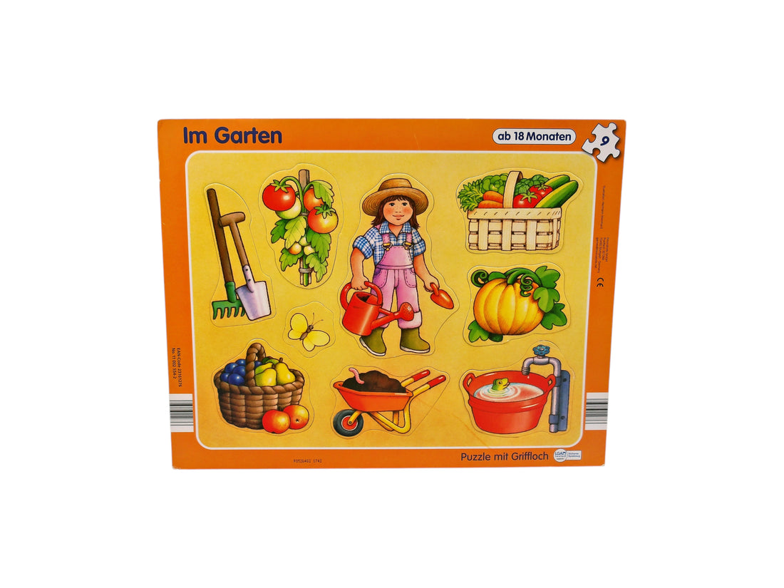Puzzle cadre - Le potager - 9 pièces