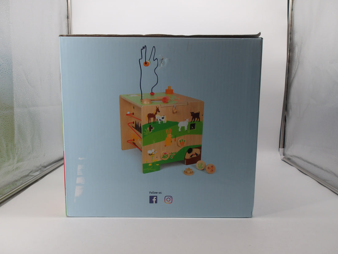 Cube de motricité la vie à la campagne