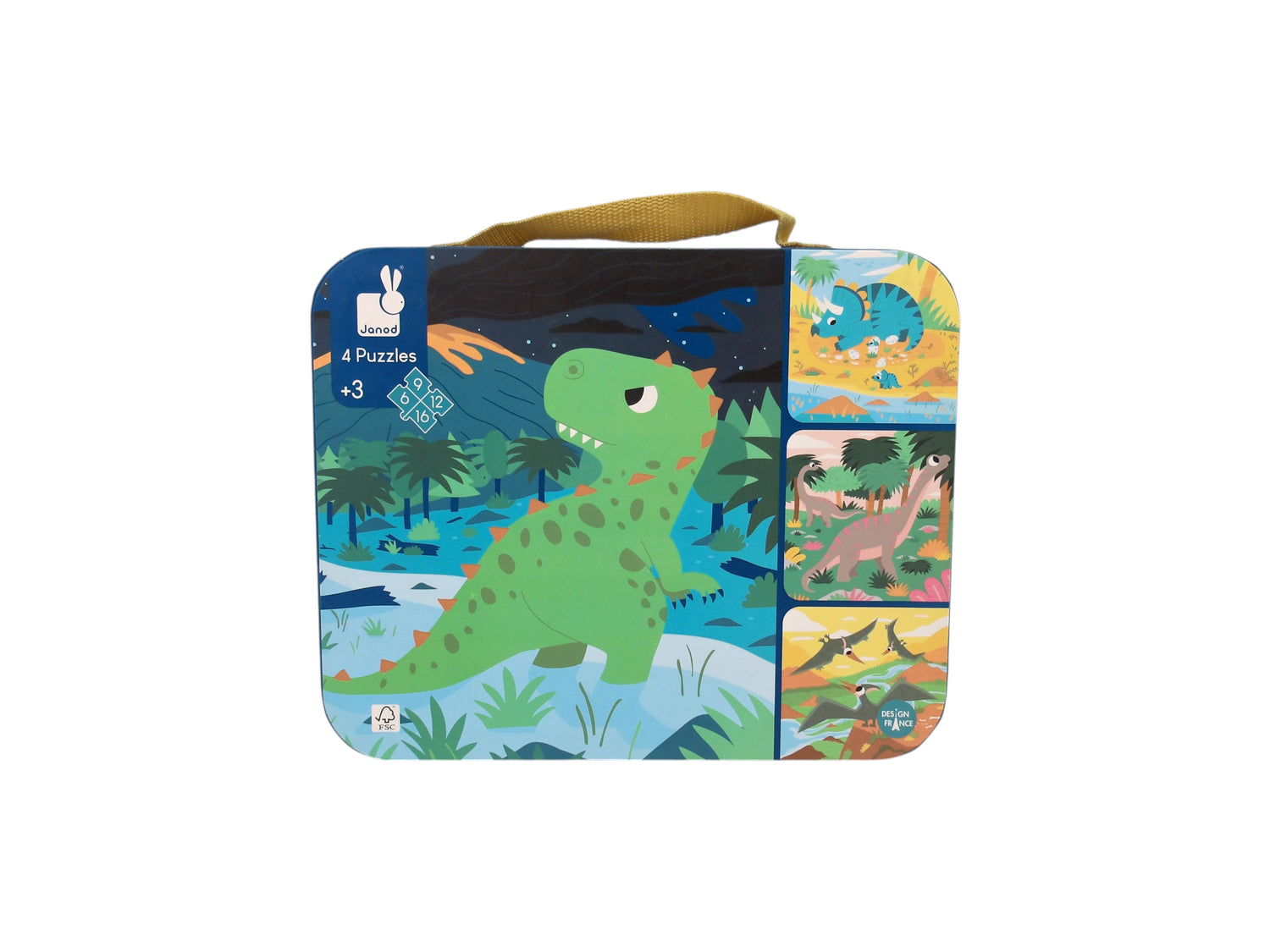 Puzzles évolutifs - Dinosaures x 4