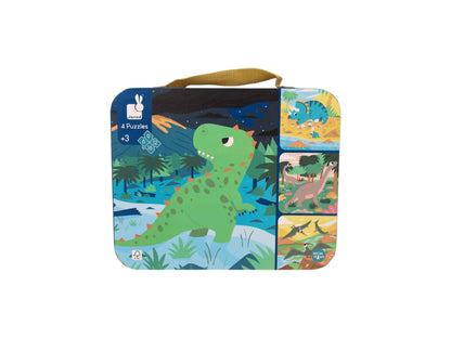 Puzzles évolutifs - Dinosaures x 4