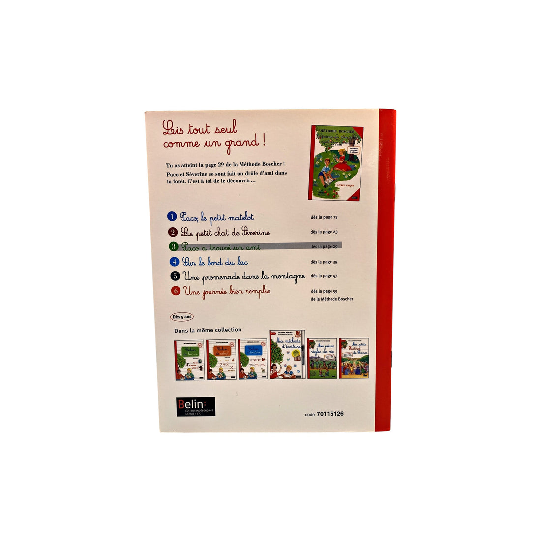 Méthode Boscher - Paco a trouvé un ami