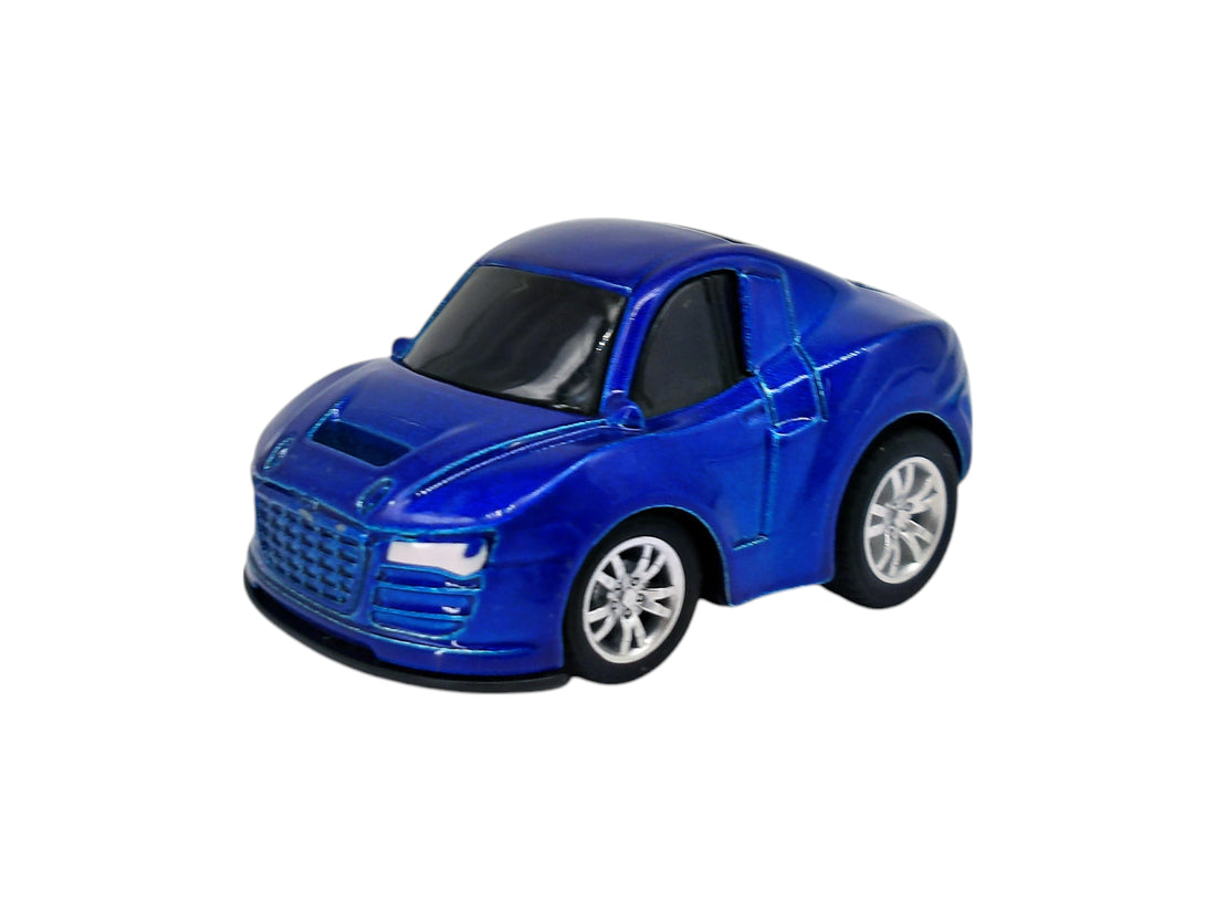 Voiture bleue à friction