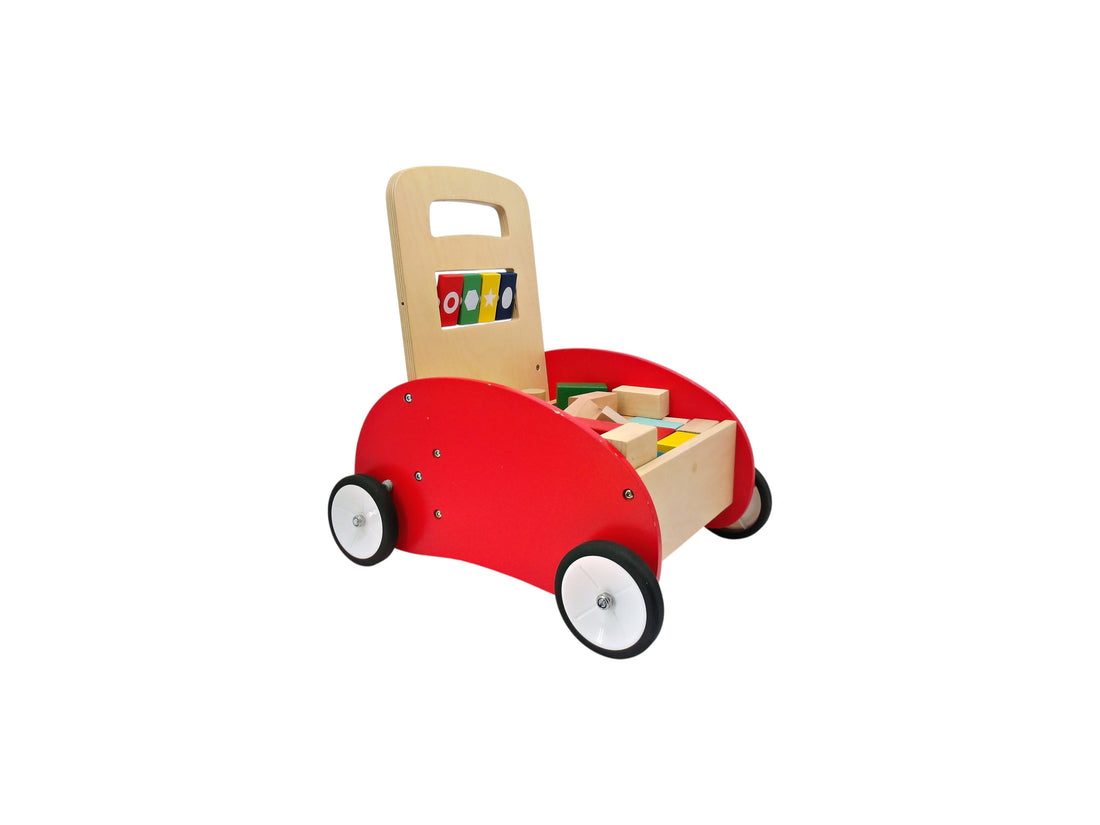 Chariot pousseur à roulettes - Trotibul