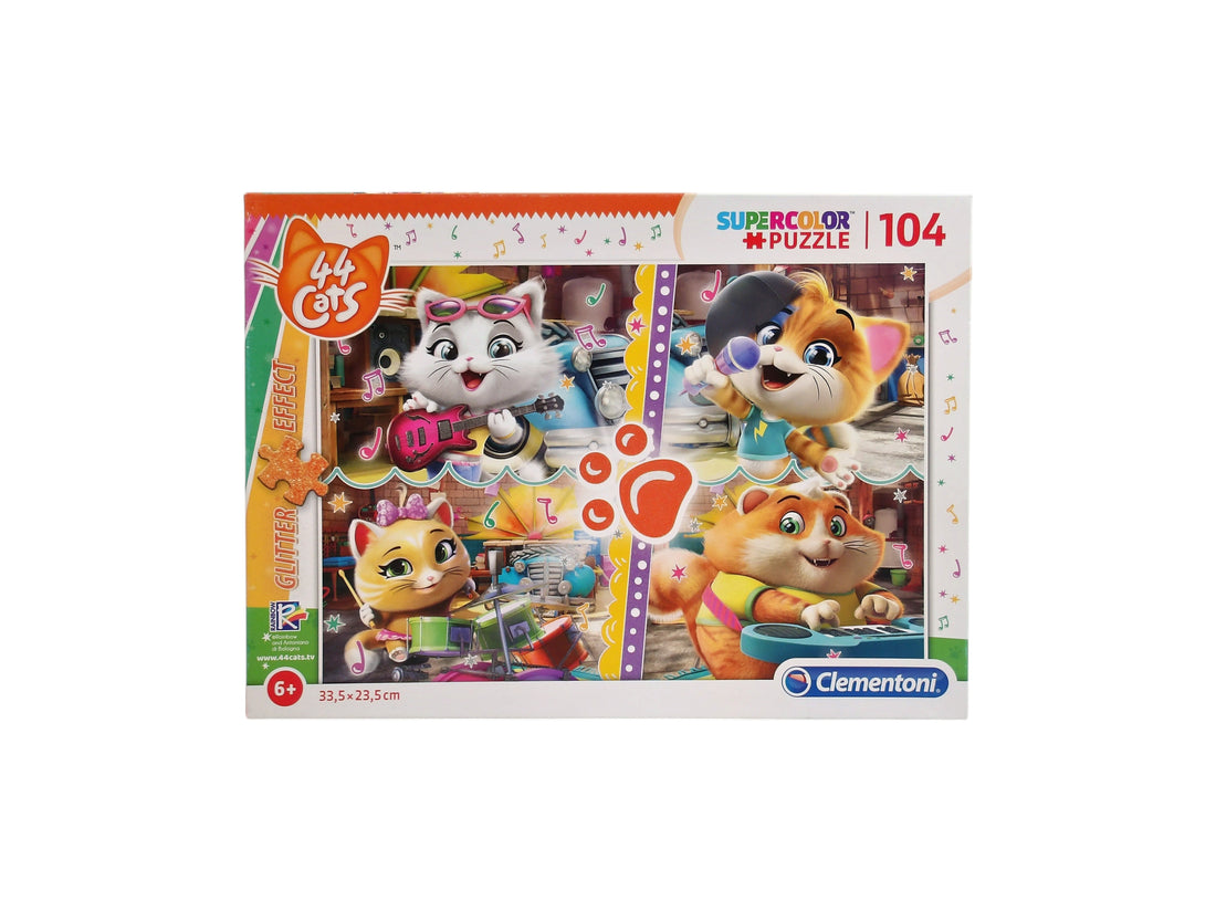 Puzzle pailleté - 44 cats - 104 pièces- Édition 2020