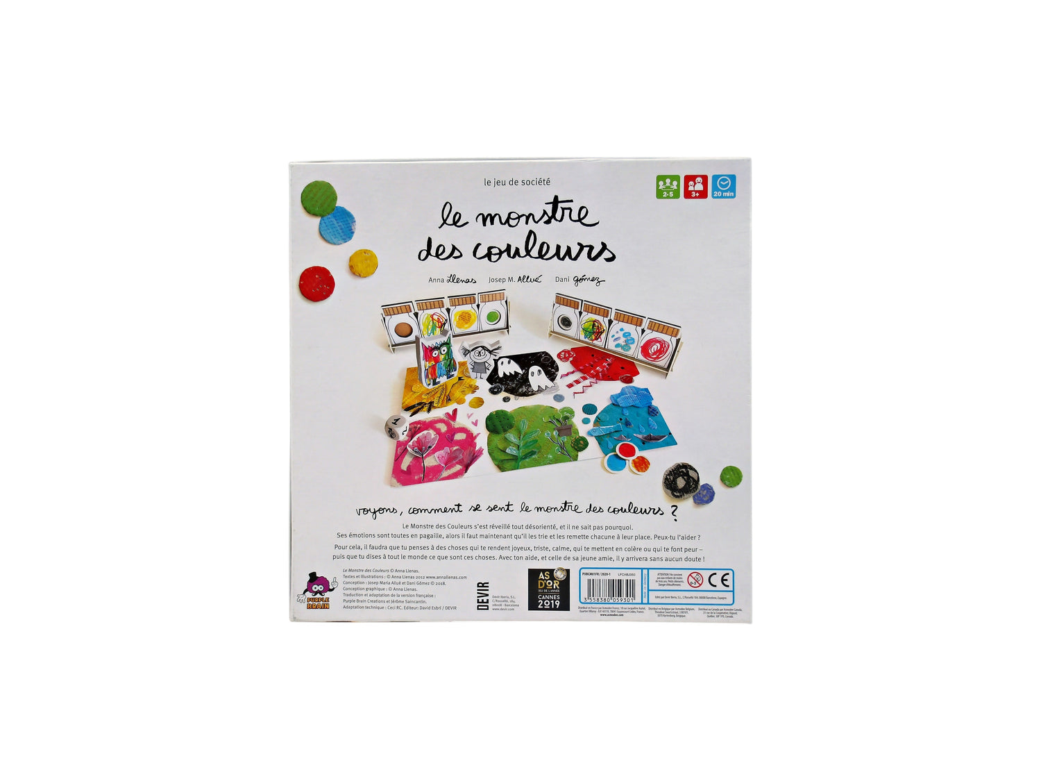 Le monstre des couleurs- Édition 2018