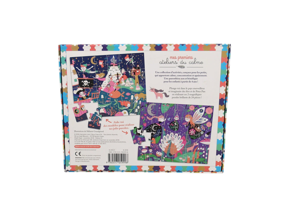 Puzzle brillants - Pays imaginaires - 2 x 24 pièces