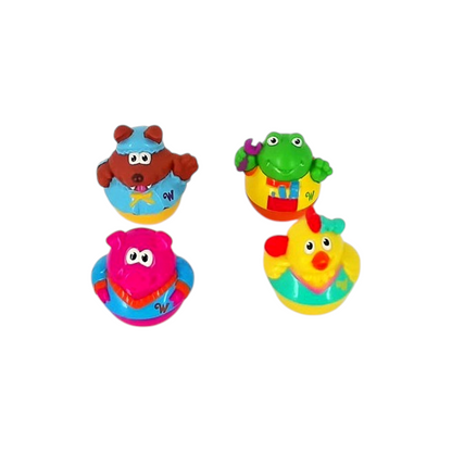 Figurines culbutos - Weebles animaux - x4