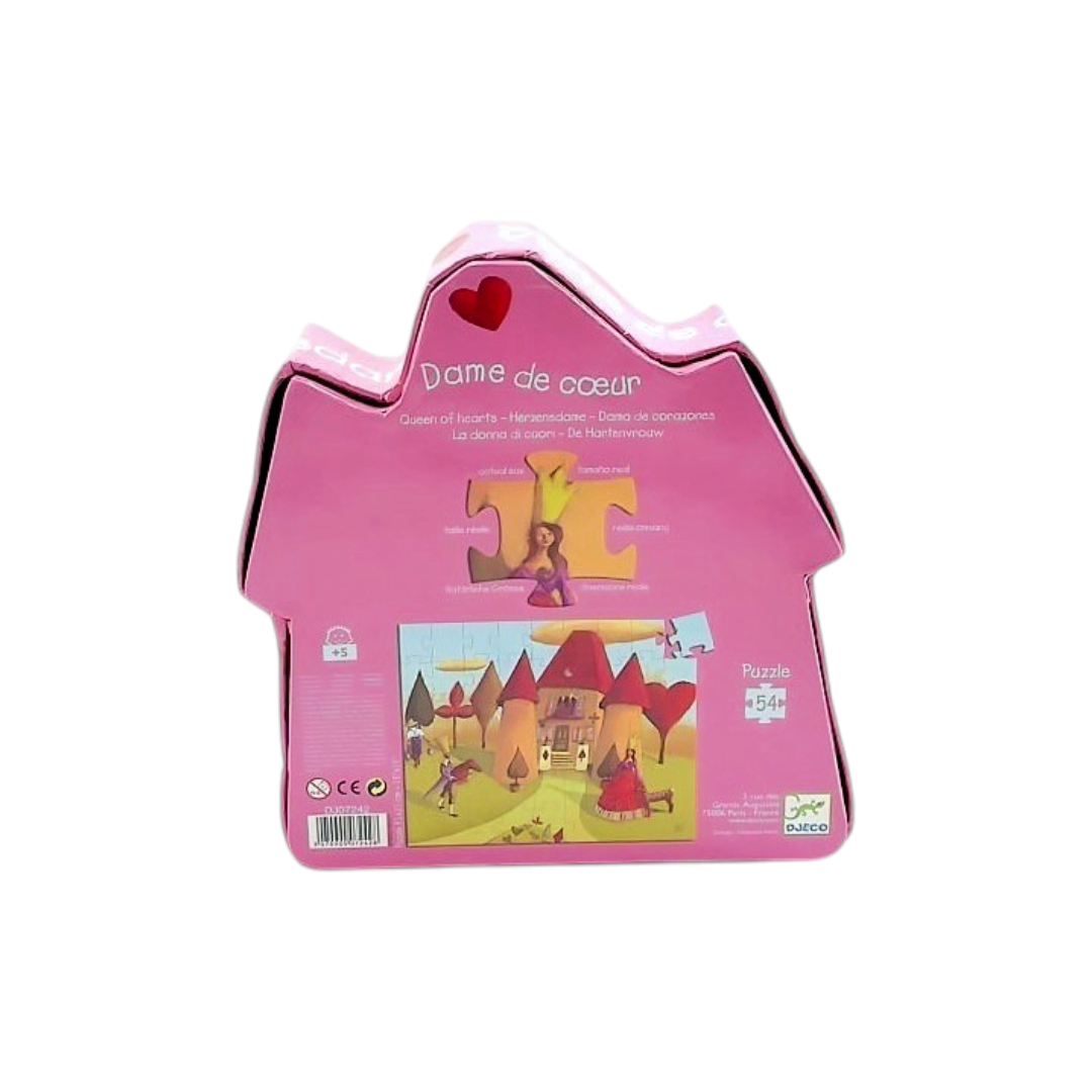Puzzle -  Dame de coeur - 54 pièces