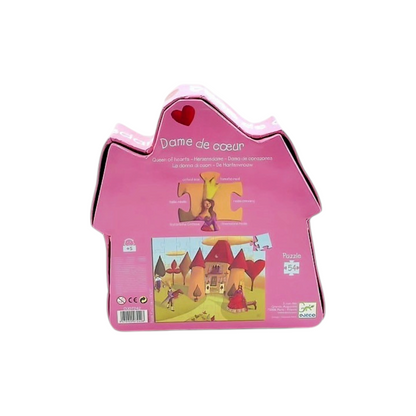 Puzzle -  Dame de coeur - 54 pièces