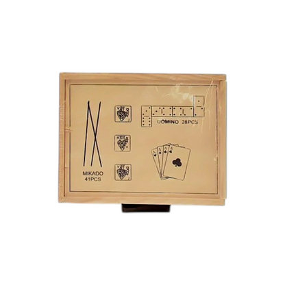 Coffret multi-jeux en bois