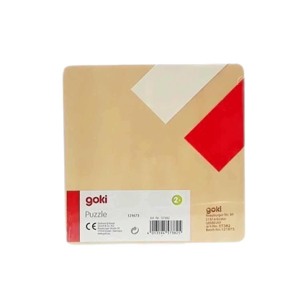 Puzzle en bois - Cavalière jumping - 9 pièces