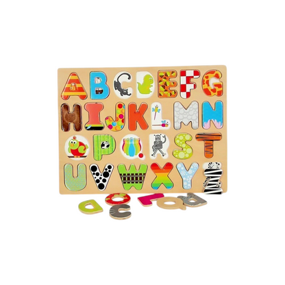 Puzzle alphabet en bois
