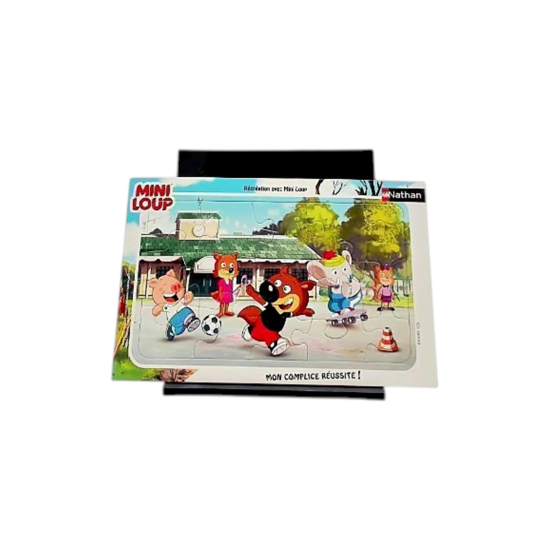 Puzzle cadre - Mini loup  - 15 pièces