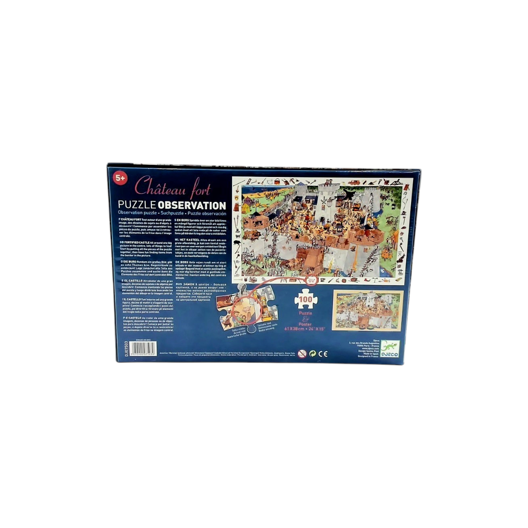 Puzzle découvertes - Le château fort - 100 pièces