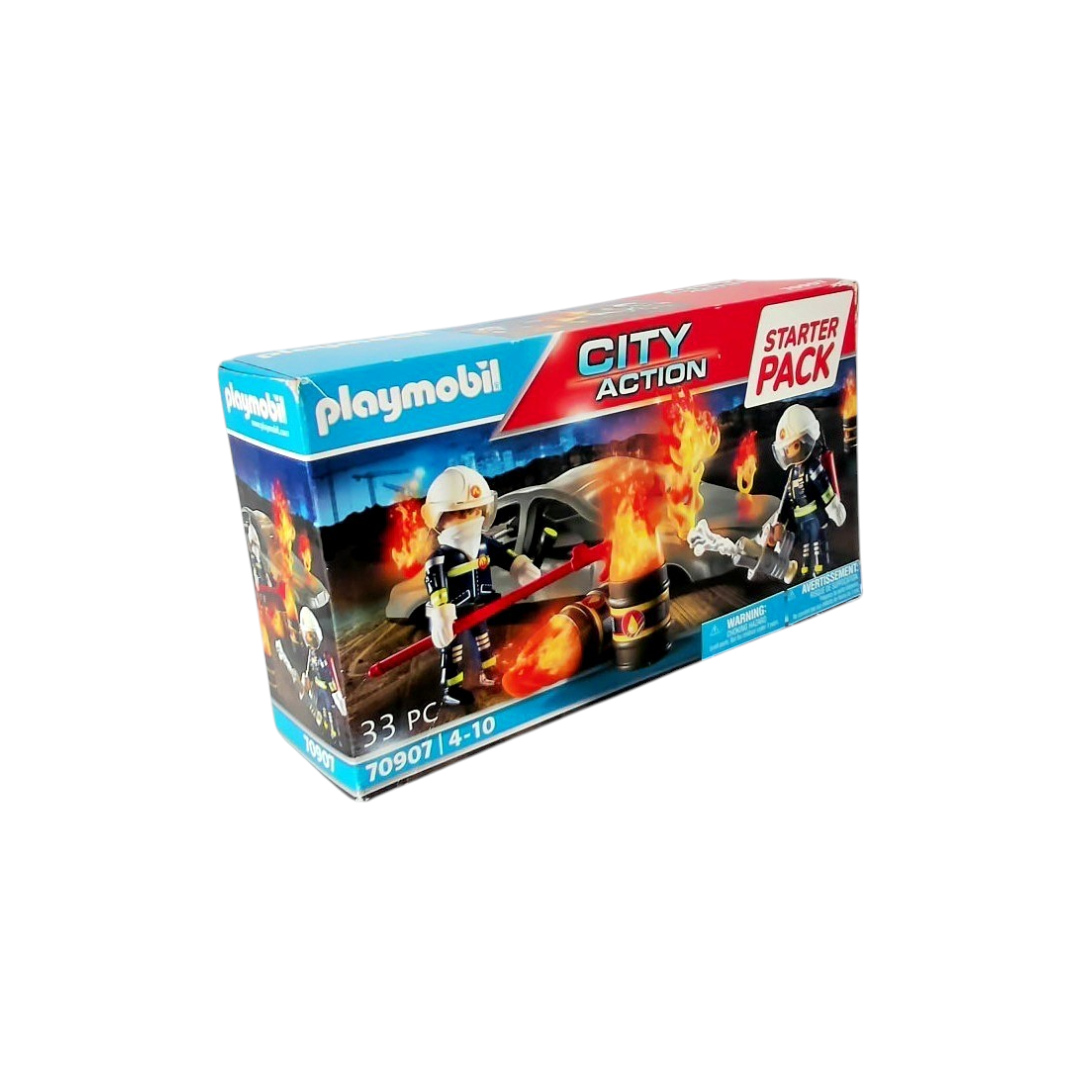 Playmobil - Pack de démarrage entraînement de pompiers - 70907